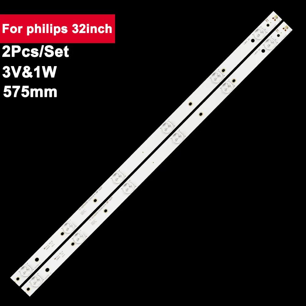 ʸ TV LED Ʈ Ʈ, 32 ġ 6led TV , 32PFL3088 32PFL3168 32PFL5708 320TT09 320TT09 V5 32PFG4109, 575mm, 2 